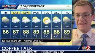 COFFEE TALK: Beautiful morning, but rain on the radar. Let's chat that, tropics, and weekend!