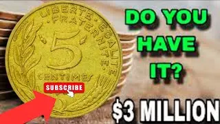 What is the RARE 1966 Fraternite 5 CENTIMES Coin Worth?