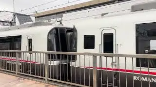 小田原駅　小田急ロマンスカーEXEa新宿行きたい