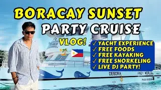 FIRST TIME MAG-PARTY CRUISE IN BORACAY! SULIT NGA BA? | Wander J
