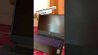 Laptop Performance Hack 👀😁 #gaminglaptop #viral #laptophp #youtubeshorts #shorts