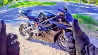 Triumph Daytona 675, Leo Vince pure sound !