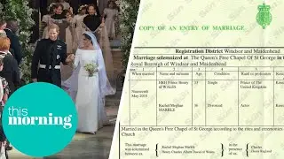 Did the Sussexes Lie About Getting Married 3 Days Before Their Windsor Ceremony? | This Morning
