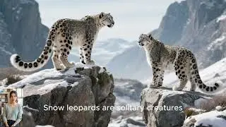 The Ghost of the Mountains: Rare Snow Leopard ❄️🐆