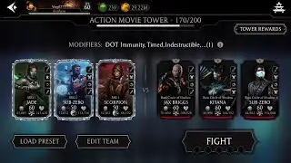 MK Mobile Action Movie Tower 170, 190 & 200