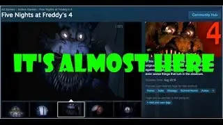 FNAF 4 IS ON STEAM - Five Nights At Freddy's 4