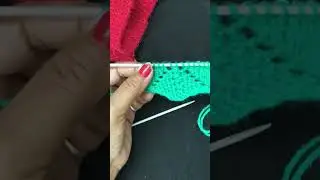 #knitting #knitting border. #knitting sweater border.
