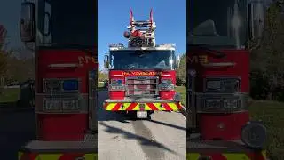 Guelph Fire Department Aerial 4 #guelphfire #piercefiretrucks #firetruck #shorts