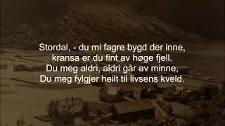 Stordalssongen (med tekst)