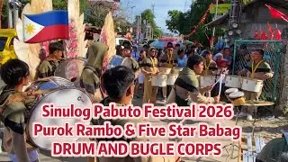 Drum and Bugle Corps PUROK RAMBO FIVE STAR  Pabuto Festival Babag Lapulapu Cebu | DBC Drum Beats