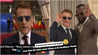 Emmanuel Macron : lunettes de soleil et costume chic, son duo de choc avec Gims