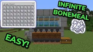 Easy Bone meal farm for Minecraft 1.21!! (Bedrock & Java & Xbox) #minecraft #trending