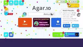 ⛔Agar.io Server⛔ Agario on Mobile with #bots  #AppleAgarLive #Live #Agario #giveaway #100