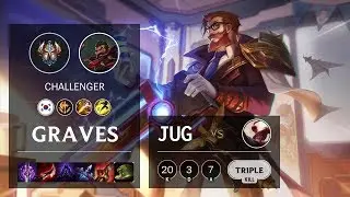 Graves Jungle vs Lee Sin - KR Challenger Patch 10.10