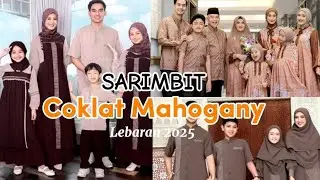 Shopee haul gamis lebaran 2025 sarimbit /couple warna trend coklat mahogany
