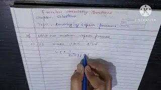 Which has maximum vapour pressure || errorless chemistry book questions
