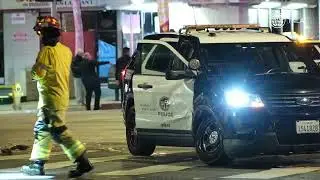 LAPD Officer Involved Crash Sends 4 To Hospital In Reseda
