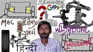 [HINDI] WISHBONE TYPE & MAC PHERSON STRUT TYPE SUSPENSION SYSTEM| INDEPENDENT SUSPENSION SYS & TYPES