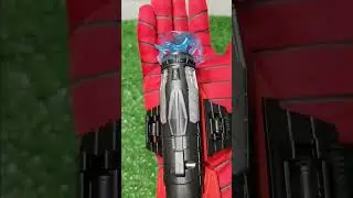 🌈🎯 ASMR AWESOME SPIDERMAN GLOVE SHOOTER LAUNCHER 5 #dart #toys