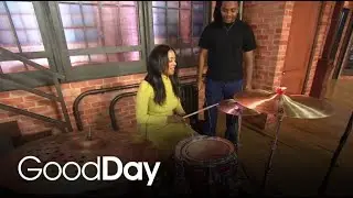 Local Student Leads Summer Drum Clinic &mdash; Courtney Joins for Demo