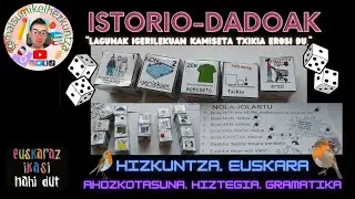 Istorio- dadoak 🎲 ahozkotasuna lantzeko. | Hizkuntza. Euskara. Gramatika. | Lehen Hezkuntza