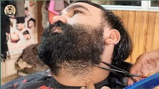 Perfect Beard❤️Shaping by Professional Barber shop Best Beard style for Men 2026 in @alihairdresser💈