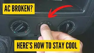 Broken AC? Here's How To Keep Your Car Cool