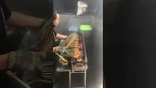 Bakar satay (cara membakar)
