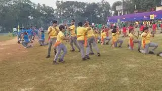 Lezim dance on sports day | swami bhaktivedant mission school
