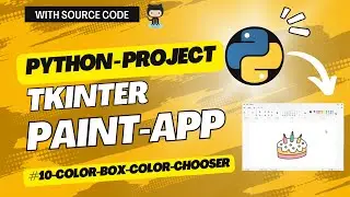 Color Box in Tkinter Python | Python Project Pain App - 10