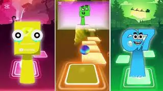 Sprunki ocYouTube play button vs Four from numberblocks vs 67 x coffin dance