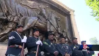Shaw memorial restoration underway