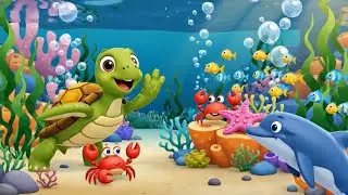 Sea Animals Names🐬🐢l Fun Learning Video #shorts #kids #learning #youtube #seaanimals #wateranimals