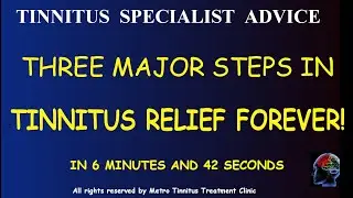 Three steps to stop tinnitus!