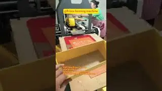 bespoke gift box forming machine