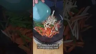 Cut and Julienne for High Heat 🔥