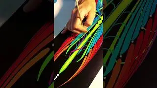Kafka style is my kung-fu #pinstriping #brush #freehand #calligraphy #hotrod #lowrider #satisfying