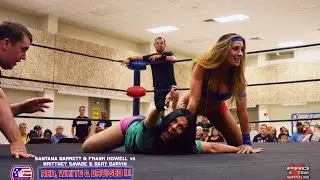 USWA: Santana Garrett & Frank Howell vs Brittney Savage & Gary Garvin - Red, White & Bruised 3