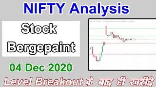 Nifty 50 Analysis for 04 December | NIFTY TOMORROW Analysis | BergePaint | Trading India