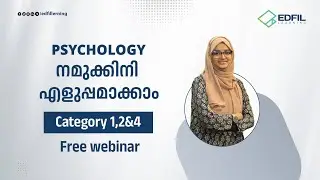 PSYCHOLOGY FREE WEBINAR|CATEGORY 1,2,&4 | EDFIL LEARNING