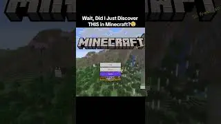 Shocking Minecraft Discovery! 😲 #shorts