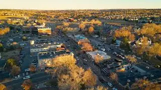 Downtown Parker Colorado Aerial