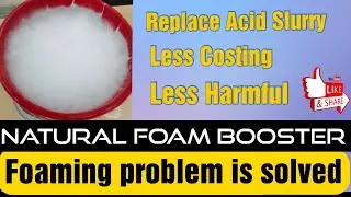 Natural Foam Booster for Detergent powder | Acid Slurry Substitute Detergent chemical in kanpur