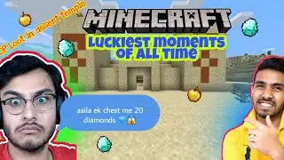 Minecraft Luckiest Moments Of All Time ft. Techno Gamerz, Bixu, Rawknee