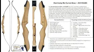Harmony Re Curve Bow &ndash; AH R168C