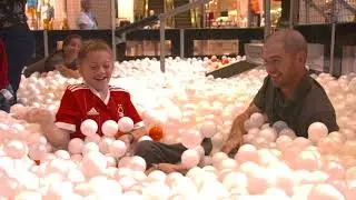 Giant ball pit at intu Victoria Centre