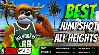 BEST JUMPSHOTS for Every Build, Height & 3PT Rating in NBA 2K26
