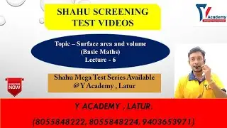 L6 Shahu Basic Math Surface areas and volumes