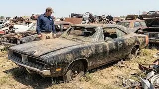 ASMR POV 4K Car Restoration Dodge Charger RT 1969 Full Rebuild from Abandoned Condition