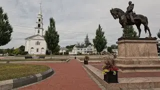 ⁴ᴷ⁶⁰ Walking tour of Milford, Massachusetts